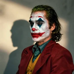 Joaquin Phoenix in Joker makeup on the Joe Rogan Podcast Experience