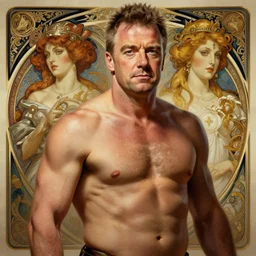 portrait of jeremy clarkson, d & d, muscular, fantasy, intricate, elegant, highly detailed, digital painting, artstation, concept art, smooth, sharp focus, illustration, art by artgerm and greg rutkowski and alphonse mucha