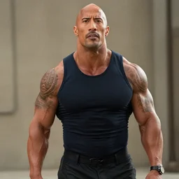 dwayne johnson as mon laferte, movie still