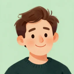 portrait of a man smiling, soft round whimsical digital illustration, art by Artgerm, painting by Albert Edelfelt, pale green background