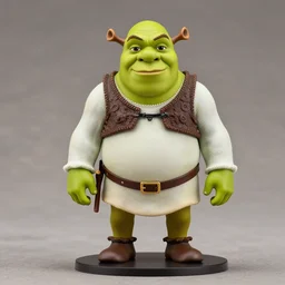 nendoroid figurine of shrek, detailed product photo