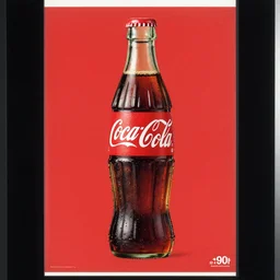 an advertisement for coca cola, 1 9 9 5.