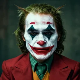a cat joker ~ photorealistic ~ digital art ~ cool ~