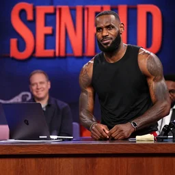 lebron james guesting on an episode of seinfeld