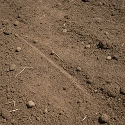 Muddy dry soil, diffuse texture