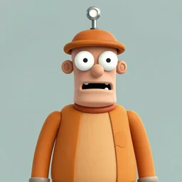a portrait of Bender from Futurama, concept art, trending on artstation 3D.