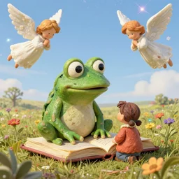 resolution rustic weathered happiness of pepe love and life made in abyss peace and love harmony biblically acurate angels angels read dead redemption 2 ivory dream like storybooks pepe the frog happy among family in a field sitting the value of love a clear prismatic sky, edge of nothingness love, warm ,Luminism, prismatic , fractals , pepe the frog , art in the style of Akihito Tsukushi and and Arnold Lobel , claymation