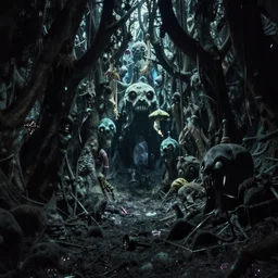 low quality flash photograph of inside of a dreamy nightmare, liminal space, creepy dark lighting