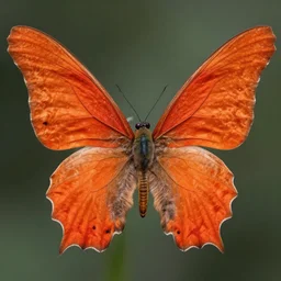 Avan Jogia with orange-red wings