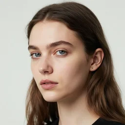 close up shot portrait of a beautiful girl by Vanessa Beecroft, Illya Kuvshinov