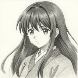 detailed pencil sketch of Shirogane Miyuki from kaguya sama loe is war