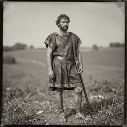 Ancient Rome, Roman farmer, 200 AD photography, tintype photography, 216 AD, rural Roman empire