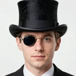 portrait of the face of a person named burlington berty wearing a top hat and monocle, nicoletta ceccoli, mark ryden, lostfish, hyung tae, frank frazetta, depth of field, detailed and intricate environment, 8 k resolution, hyperrealistic, octane render