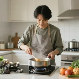 korra cooking
