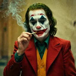 bob odenkirk as the joker, smoking weed