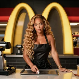 beyonce working at mcdonalds