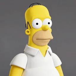 Hyper realistic photo of Homer Simpson. Extremely detailed. Beautiful. 4K. Award winning