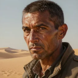 desert assassins, close - up portrait, fierce, intricate, elegant, volumetric lighting, scenery, digital painting, highly detailed, artstation, sharp focus, illustration, concept art, ruan jia, steve mccurry