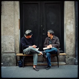 Candid Street Photography. Autochrome
