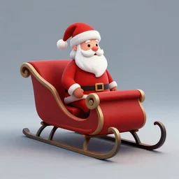 concept art of a minimalistic santa sleigh, digital painting, trending on artstation, sharp focus, 4 k