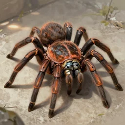 A Tarantula, fantasy, extremely detailed, digital painting, artstation, concept art, smooth, sharp focus, illustration, stunning lighting, art by artgerm and greg rutkowski and alphonse mucha and simon stalenhag, realistic character concept, high fantasy, light atmosphere, golden ratio, cinematic lighting, hyperdetailed, high resolution, insanely detailed and intricate, artstation, Marc Simonetti, Greg Rutkowski, 8k
