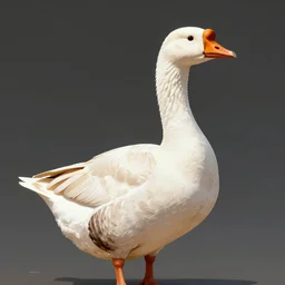 majestic goose, portrait of a artgerm digital, alphomuchanse