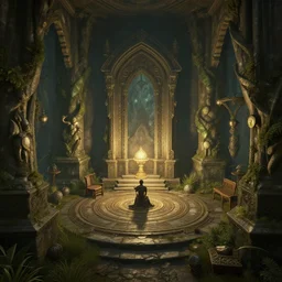 chamber, fantasy, unreal engine