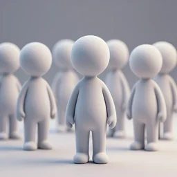 low - poly stick figures, high detail, 3 d cycles render, volumetric, movie frame, cute