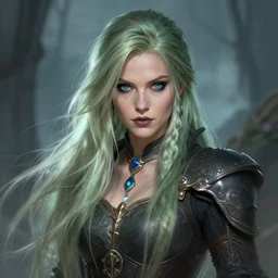 A fantasy potrait from Floor Jansen, Artstation