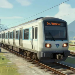 dc wmata metro 5 0 0 series train in botw, breath of the wild screenshot