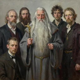 Gandalf, 4k oil on linen by wlop, artgerm, andrei riabovitchev, nuri iyem, james gurney, james jean, greg rutkowski, highly detailed, soft lighting 8k resolution