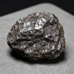 chunk of iron ore in stone