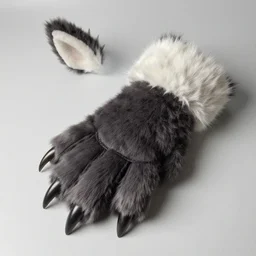 fursuit gloves, sharp claws