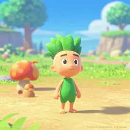 “ pikmin 4 screenshots, claymation, video game, nintendo, highly detailed, hq, trending on artstation, e 3 reveal ” - n 6