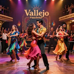 latin dance band saturated colors, cinematic, vallejo, frazetta, greg rutkowski, rowena morrill, juan gimenez