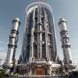 3 d sculpt of elliptical beveled architecture massive pipeline with layered complex cyberpunk'scifi digital movie camera'' maschinen krieger'' power station'complex industrial military building facade, halo, star wars, ilm, star citizen halo, mass effect, high tech industrial, artstation unreal