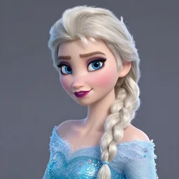 elsa from frozen as real woman, hyper detailed, digital art, trending in artstation, cinematic lighting, studio quality, smooth render, octane rendered