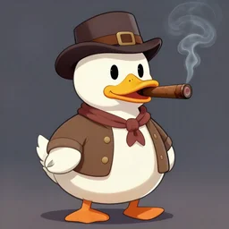 chubby cartoon duck detective smoking cigar in 1 9 2 0's prohibition era attire in a chicago speakeasy. depth of field, zeiss lens, detailed, asymmetrical, breathtaking, 8 k resolution, extremely detailed, beautiful, establishing shot, artistic, hyperrealistic, beautiful face, octane render, by victor hugo