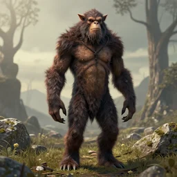 tall skinny lanky dnd bugbear