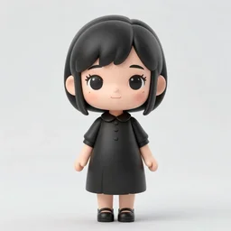 symmetric half - length portrait of cute model black dressed, fine art portrait photography by sarah moon