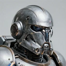 hyper realistic portrait of warhammer android head, cinematic, chaos marine, tzeentch, artstation, cgsociety, full head, greg rutkowski, james gurney, mignola, craig mullins, brom
