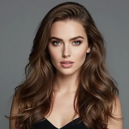 portrait of a stunningly beautiful European woman