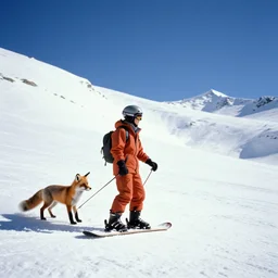 🏂🇹🇴🦊👣💈 in the style of a 1 9 9 0's tourist photo