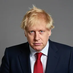 portrait of a carrot with boris johnson's head