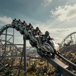 deadly rollercoaster, cinematic, day