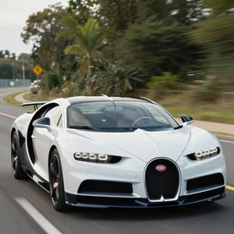 andrew tate driving a bugatti