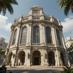 architecture from quake, unreal engine 5, hyper detailed, hyper realistic