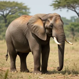 an elephant the size of an ant
