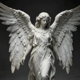 Photo taken in the 2000's of an angel, photorealistic, desolate, terrifying, weird, strange, odd, uncanny, hyper realism, highly detailed, photorealism, smooth gradients, high contrast, photorealistic