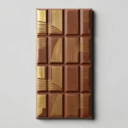 chocolate bar with a pattern by till lindemann